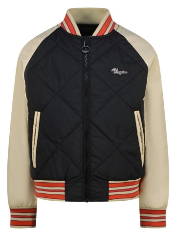 Vingino Übergangsjacke in Schwarz/ Beige