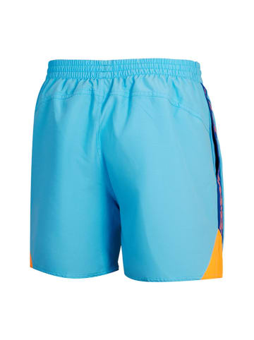 Speedo Szorty kąpielowe "Eco H-Boom" w kolorze błękitno-pomarańczowym