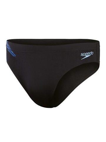 Speedo Zwembroek "Eco+ Tech" zwart/lichtblauw
