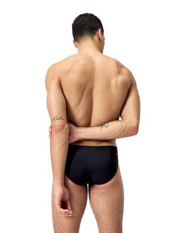 Speedo Badehose "Eco+ Tech" in Schwarz/ Rot