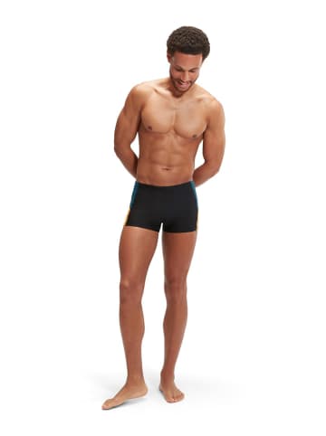 Speedo Kąpielówki "Eco Drive" w kolorze czarno-niebiesko-żółtym