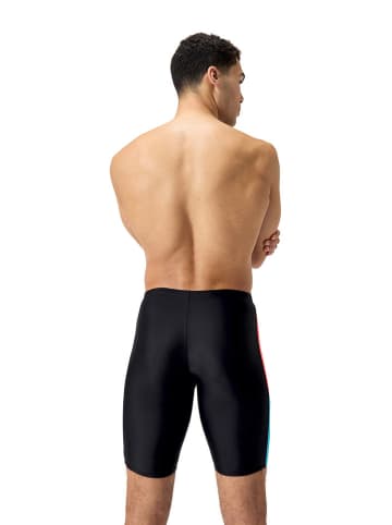 Speedo Kąpielówki "Eco Dive" w kolorze czarno-pomarańczowo-błękitnym