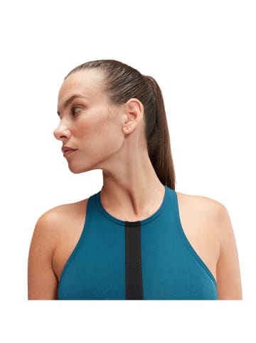 Speedo Badeanzug "Eco+ Colourbl" in Schwarz/ Grün/ Blau