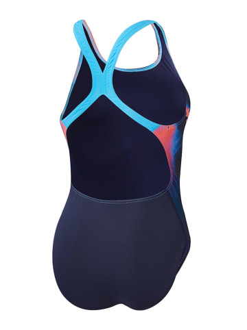 Speedo Badpak "Eco +" donkerblauw/lichtblauw/lichtroze