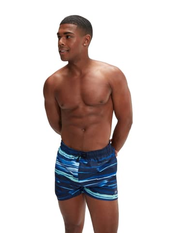 Speedo Zwemshorts "Eco Dig" donkerblauw/lichtblauw/wit