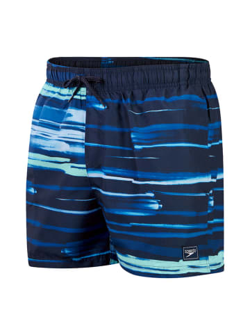 Speedo Zwemshorts "Eco Dig" donkerblauw/lichtblauw/wit