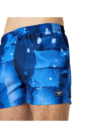 Speedo Badeshorts "Eco Dig" in Blau/ Weiß