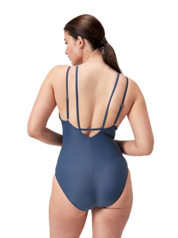 Speedo Strój kąpielowy "Leisure" w kolorze niebieskim