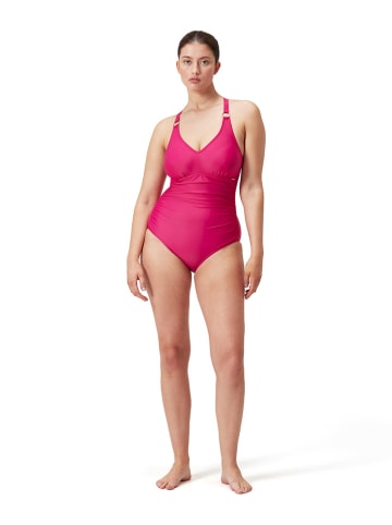 Speedo Strój kąpielowy "Leisure" w kolorze różowym