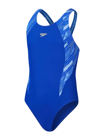 Speedo Strój kąpielowy "Eco H-Bloom" w kolorze niebiesko-błękitnym