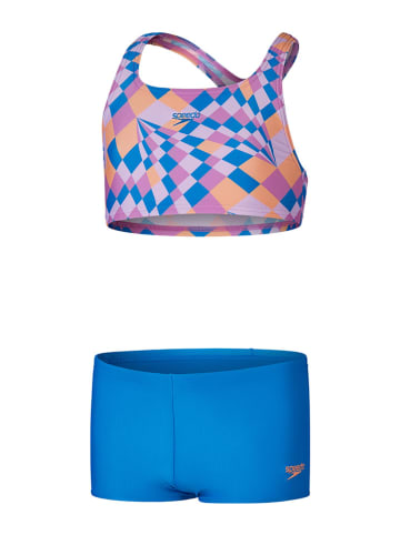 Speedo Bikini "Eco Allover" w kolorze niebieskim ze wzorem