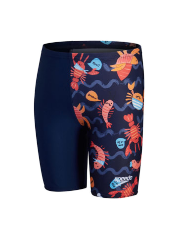 Speedo Zwembroek "Eco Dig Allover" donkerblauw/meerkleurig
