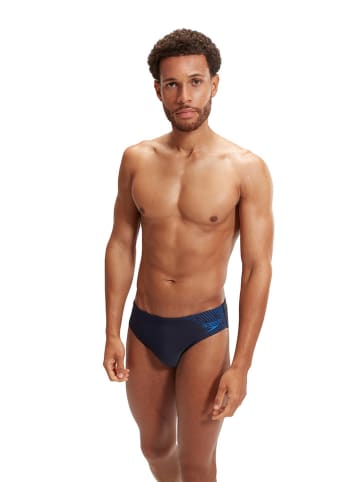 Speedo Badehose "Eco Medley" in Dunkelblau/ Blau