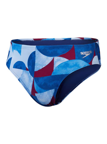 Speedo Badehose "Eco+" in Blau/ Hellblau/ Rot