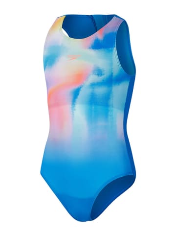 Speedo Strój kąpielowy "Eco Print" w kolorze niebieskim ze wzorem