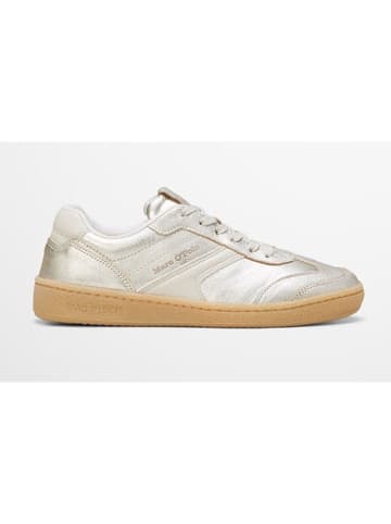 Marc O'Polo Shoes Leren sneakers zilverkleurig