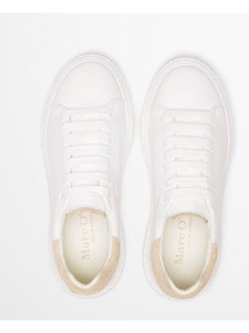 Marc O'Polo Shoes Leder-Sneakers in Weiß