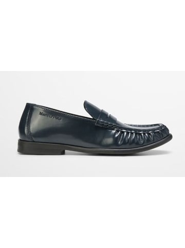 Marc O'Polo Shoes Leder-Mokassins in Dunkelblau