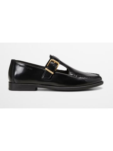 Marc O'Polo Shoes Skórzane mokasyny w kolorze czarnym
