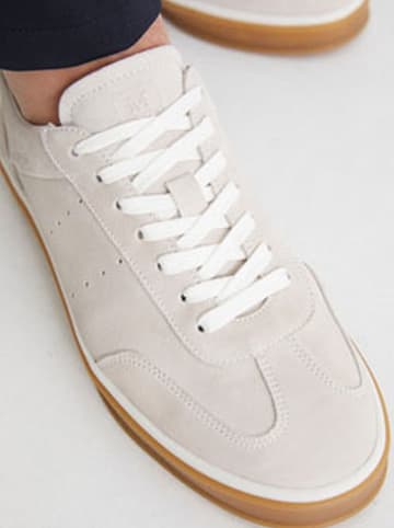 Marc O'Polo Shoes Leren sneakers grijs