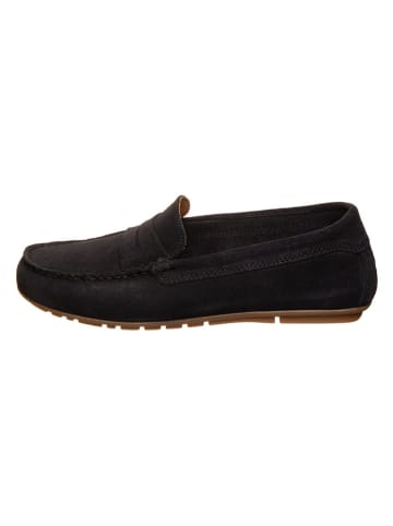 Marc O'Polo Shoes Skórzane slippersy w kolorze granatowym