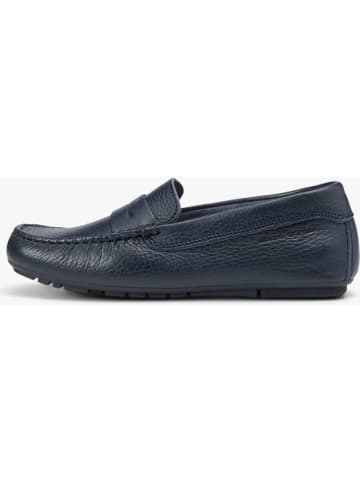 Marc O'Polo Shoes Skórzane slippersy w kolorze granatowym