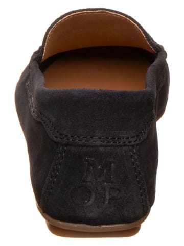 Marc O'Polo Shoes Skórzane slippersy w kolorze granatowym
