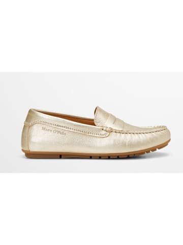 Marc O'Polo Shoes Leder-Slipper in Gold