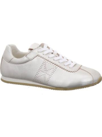 Marc O'Polo Shoes Skórzane sneakersy w kolorze srebrnym