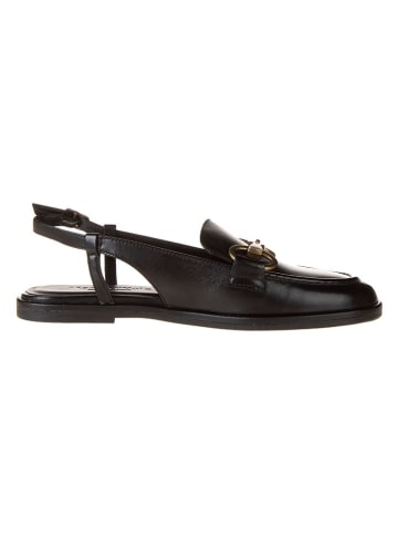 Marc O'Polo Shoes Leren sandalen "Alva" zwart