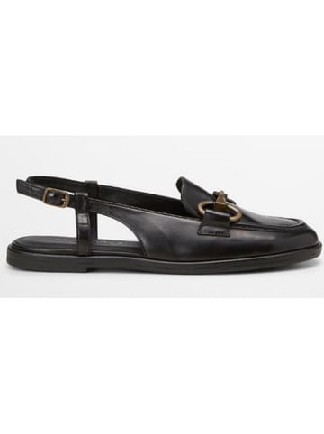 Marc O'Polo Shoes Leren slingballerina's zwart