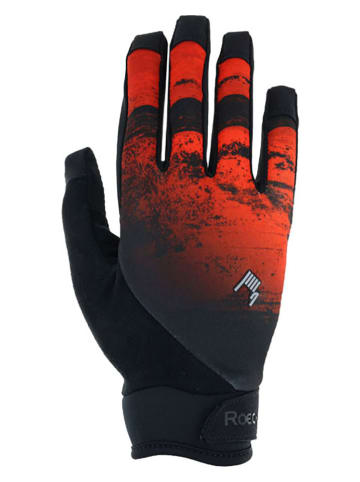 Roeckl Fahrradhandschuhe "Montan" in Rot/ Schwarz