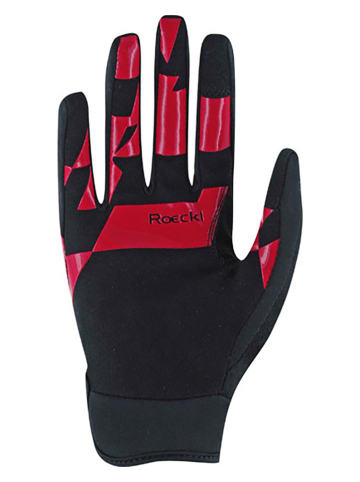 Roeckl Fahrradhandschuhe "Montan" in Rot/ Schwarz