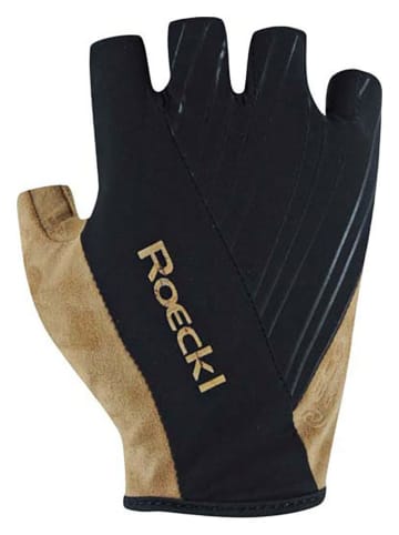 Roeckl Fahrradhandschuhe "Isone" in Hellbraun/ Schwarz