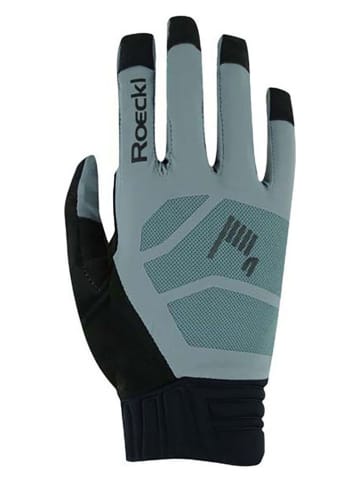Roeckl Fahrradhandschuhe "Murnau" in Schwarz/ Türkis