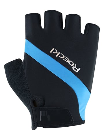 Roeckl Fahrradhandschuhe "Holmec" in Schwarz/ Blau