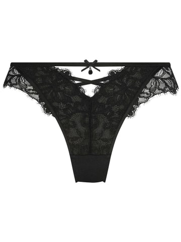 Hunkemöller Stringi w kolorze czarnym