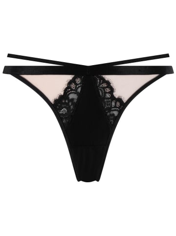 Hunkemöller String in Beige/ Schwarz