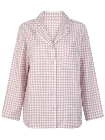 Hunkemöller Pyjamashirt wit/lichtroze