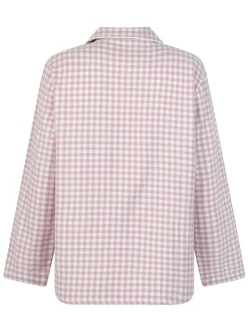 Hunkemöller Pyjamashirt wit/lichtroze
