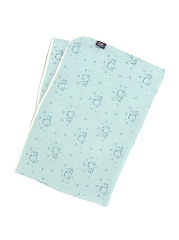 Sterntaler Babydecke "Kleiner Bär" in Hellblau - (L)120 x (B)120 cm