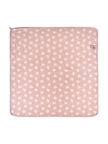 Sterntaler Kapuzenbadetuch "Emmi" in Rosa - (L)80 x (B)80 cm
