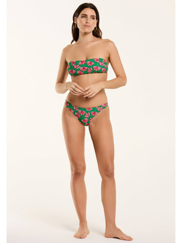 SHIWI Bikini "Lola" w kolorze zielono-różowym