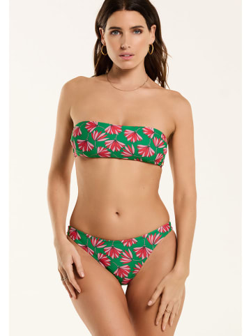 SHIWI Bikini "Lola" w kolorze zielono-różowym