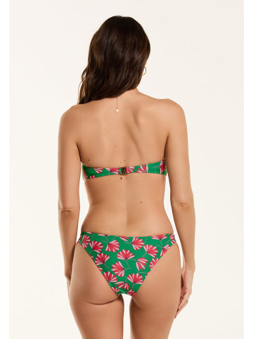 SHIWI Bikini "Lola" w kolorze zielono-różowym