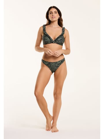 SHIWI Bikini "Bobby" in Grün/ Schwarz