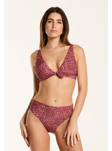 SHIWI Bikini "Teddy" bordeaux/lichtroze