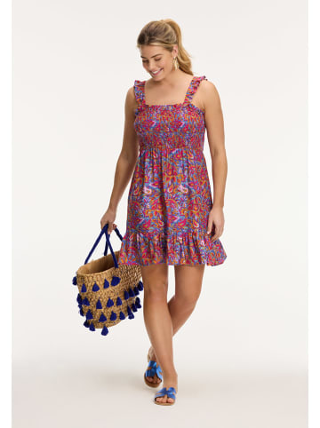 SHIWI Kleid "Fiesta" in Pink/ Blau