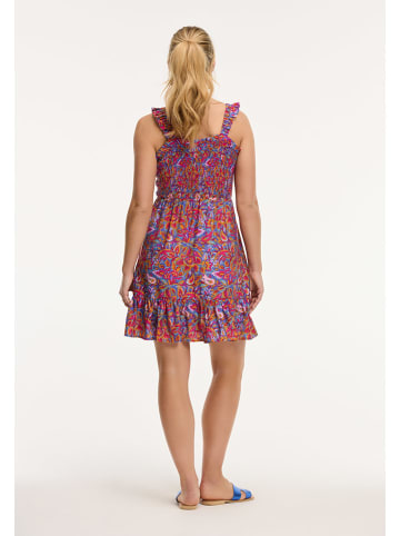 SHIWI Kleid "Fiesta" in Pink/ Blau