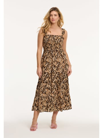 SHIWI Jurk "Seychelles" lichtbruin/bruin